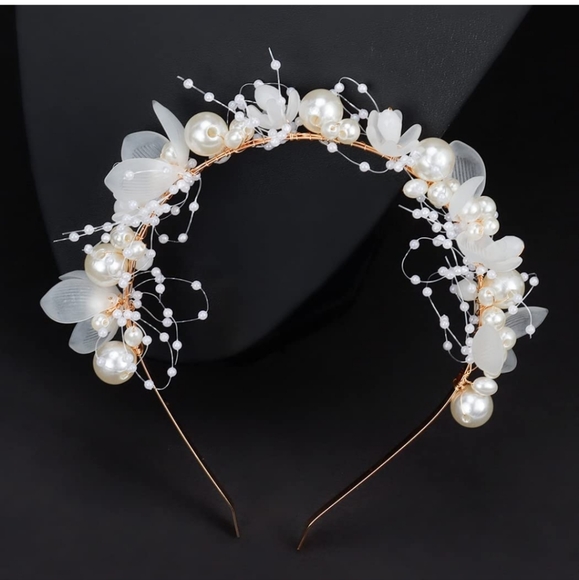 Other - Flower Headbands for Girls Pearl Headbands for Women Flower Girl Headpiece Bride